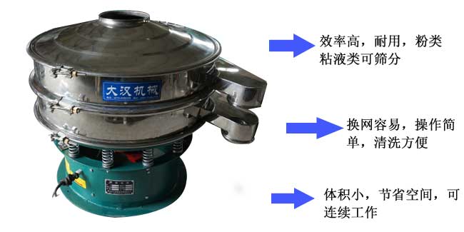 旋振篩特點 旋振篩特點